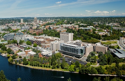 UW Medical Center - Montlake, aerial view