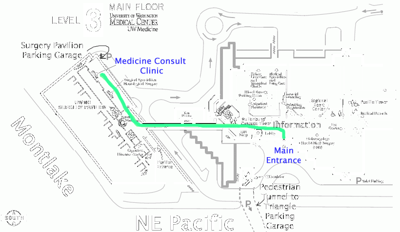 Med consult clinic map