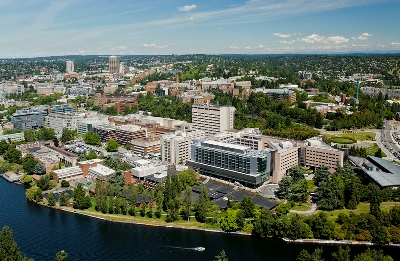 UW Medical Center - Montlake, aerial view