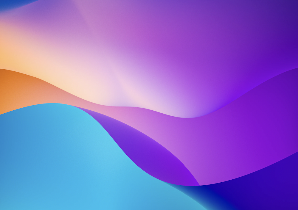 An abstract image of flowing color waves