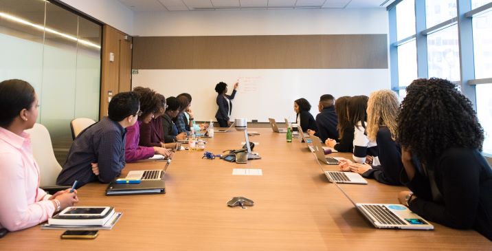 People around a conference room